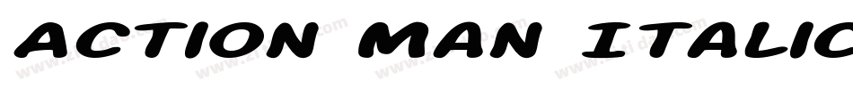Action Man Italic字体转换